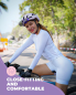 Preview: ROCKBROS | TVI Damen Radtrikot – Langarm Fahrradbekleidung, atmungsaktive Sport-Tops für Radsport
